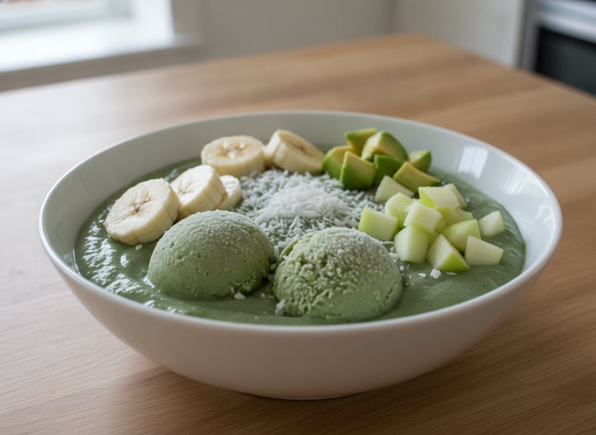 Avocado Kale Smoothie Bowl