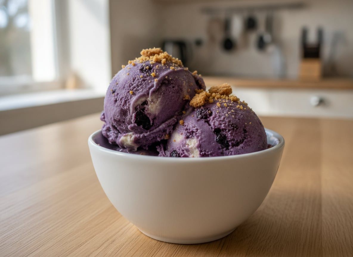 Blueberry Cheesecake Gelato