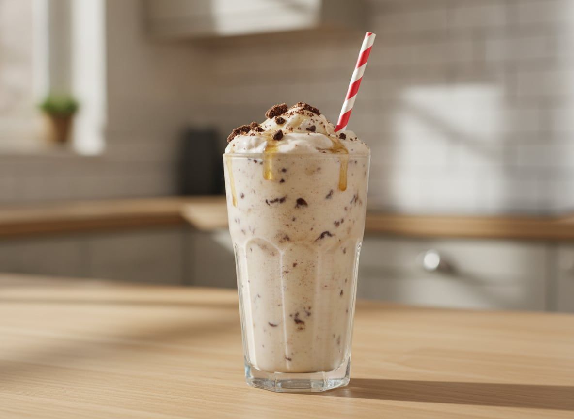 Boozy Amaretto Cookie Milkshake