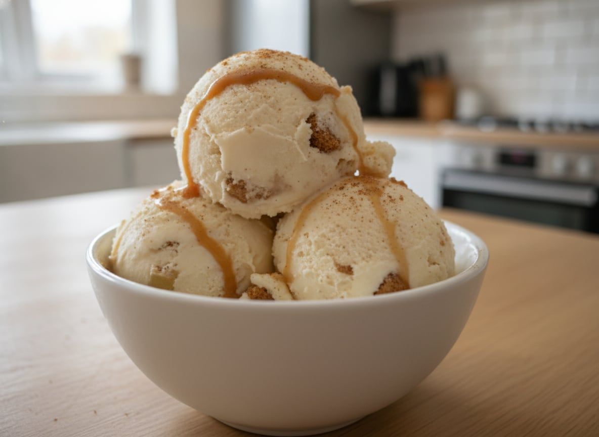 Caramel Apple Cheesecake Ice Cream