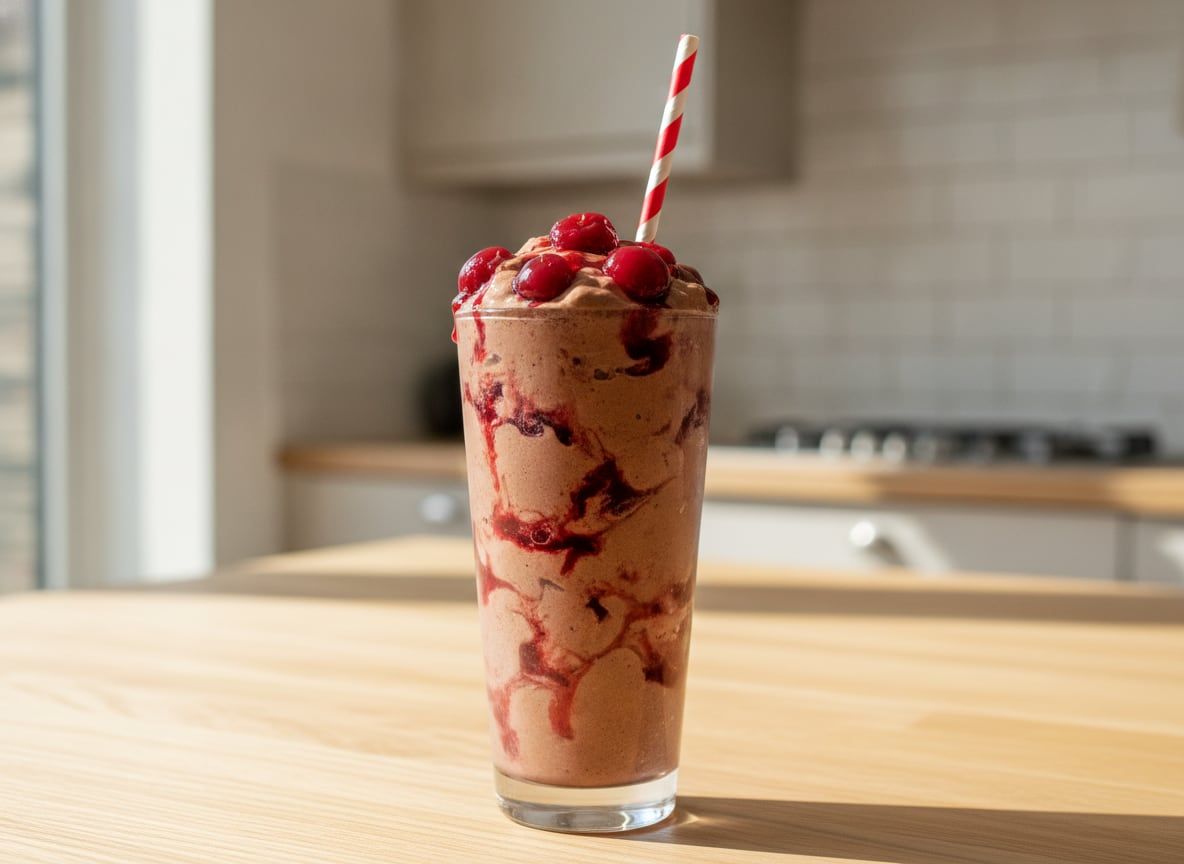 Cherry Chocolate Milkshake