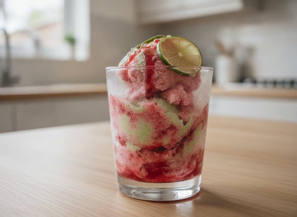 Cherry Lime Frozen Treat
