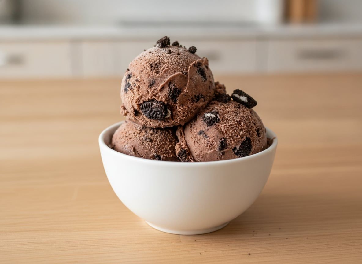 Chocolate Cookies and Cream Protein Ice Cream