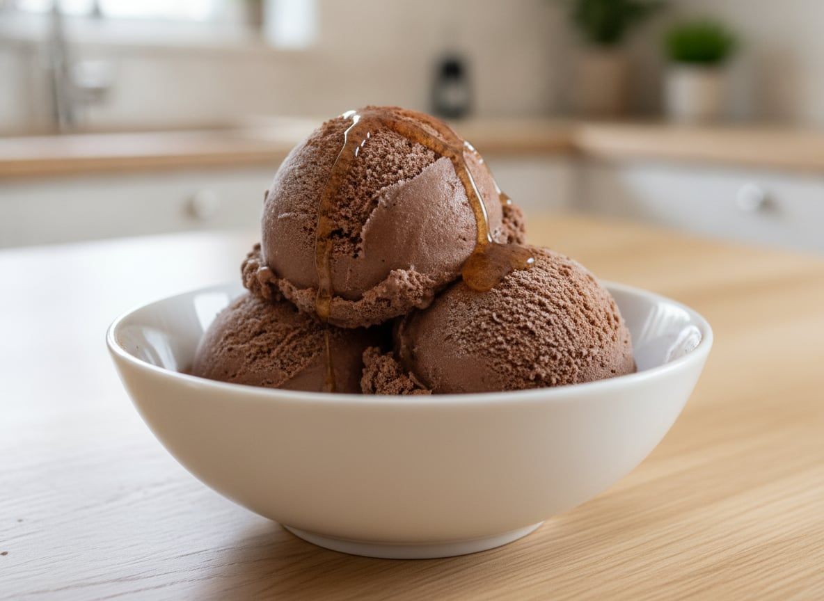 Chocolate Cottage Cheese Ice Cream