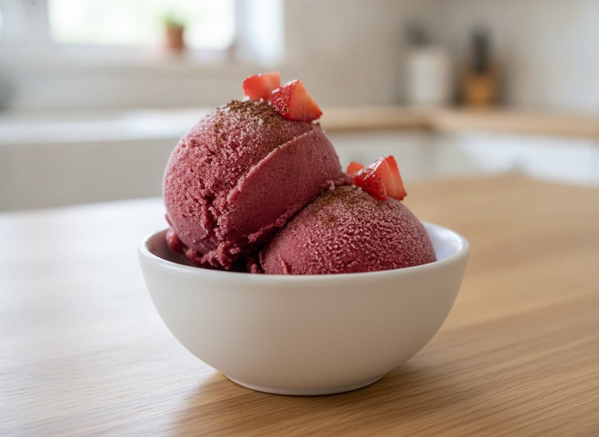 Chocolate Covered Strawberry Sorbet