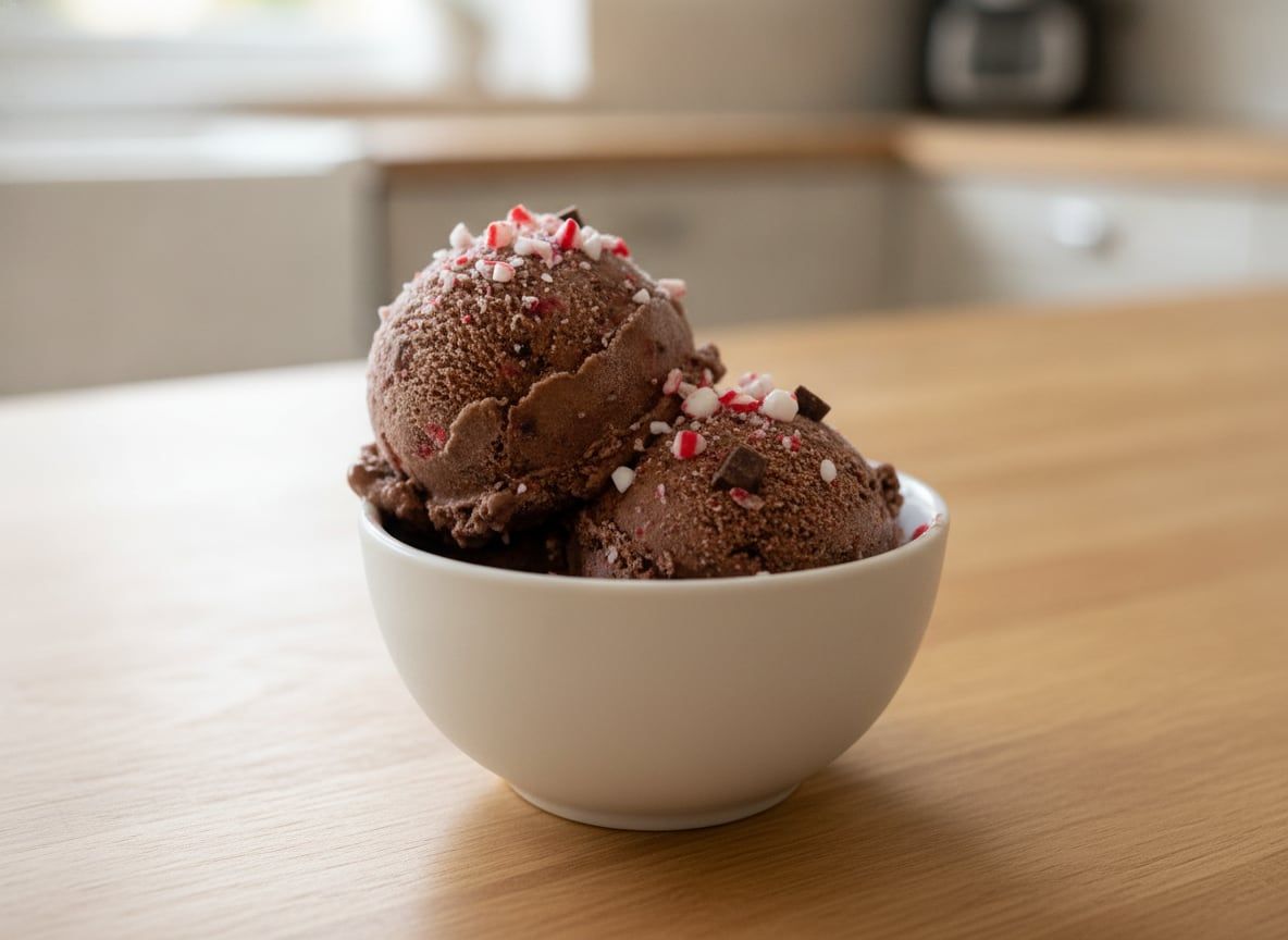 Chocolate Peppermint Ice Cream