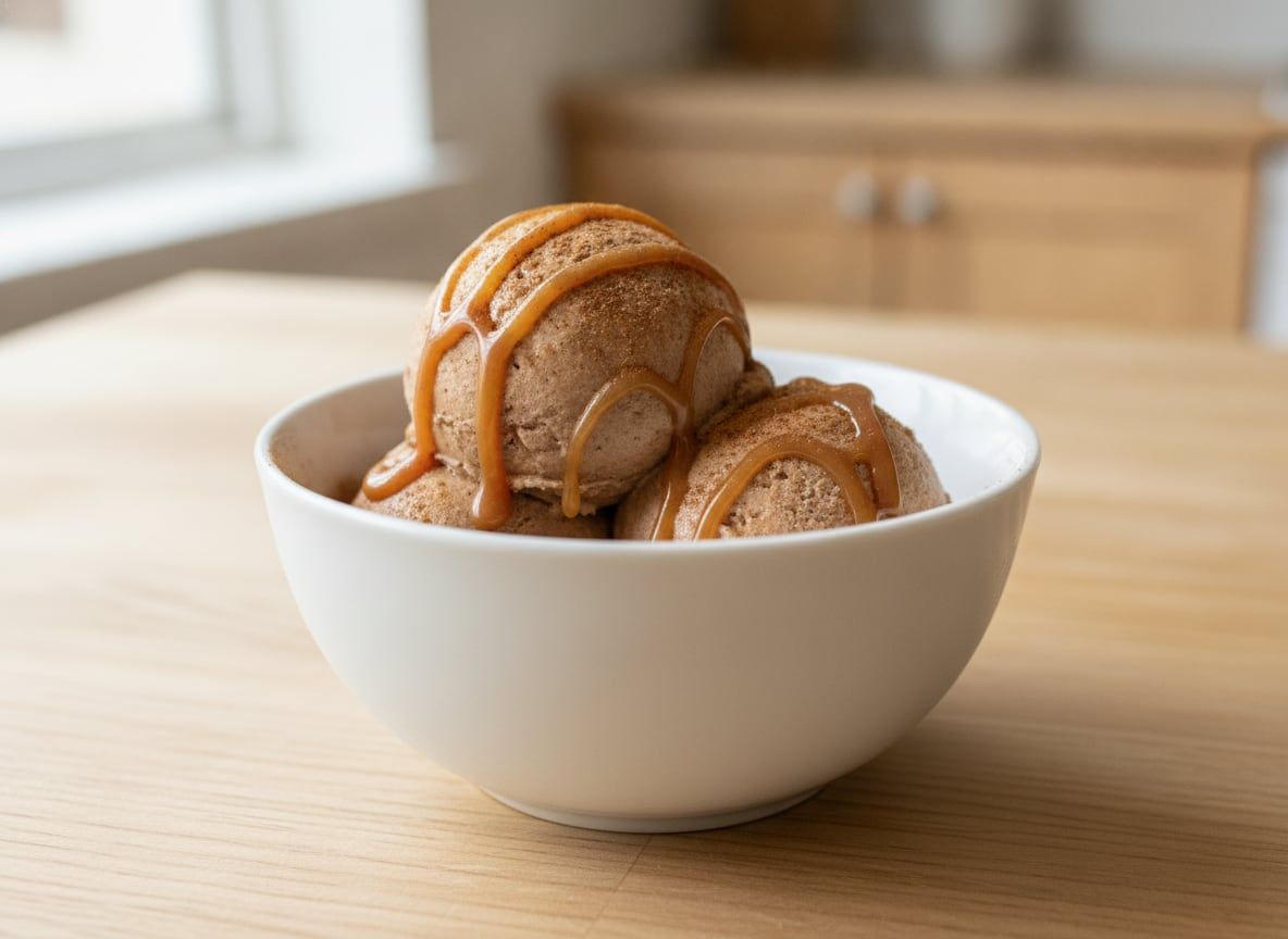 Cinnamon Roll Protein Soft Serve