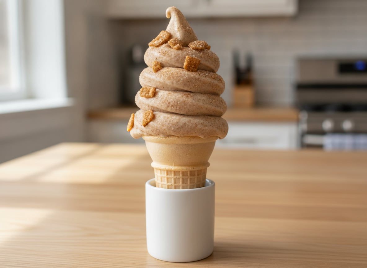 Cinnamon-Sugar Cereal Frozen Custard
