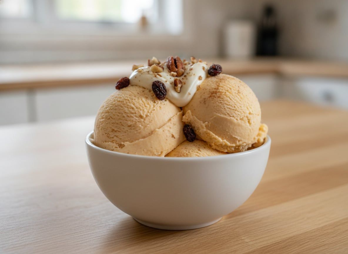 Creamy Carrot Cake Ice Cream
