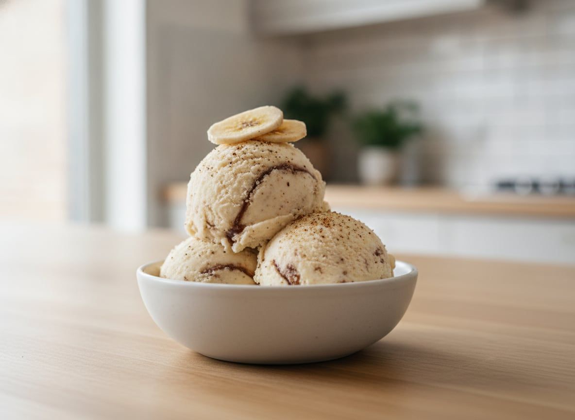 Dairy-Free Banana Bread Ice Cream