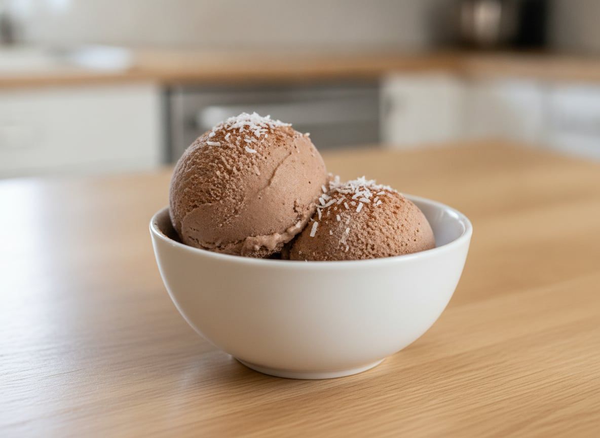 Dairy-Free Coconut Chocolate Lite Soft Serve