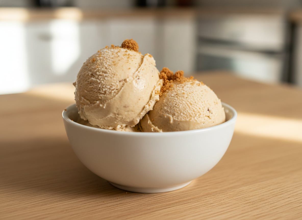 Dairy-Free Ginger Snap Ice Cream