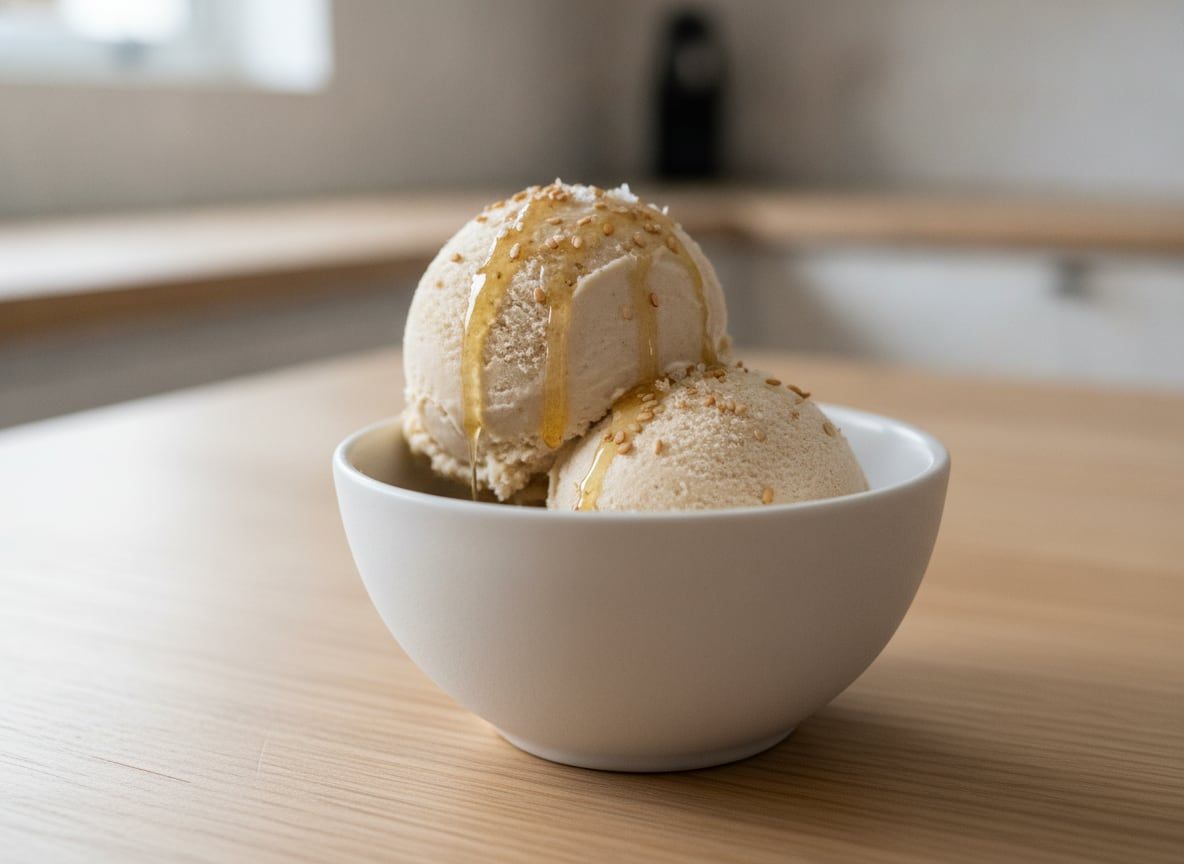 Dairy-Free Sesame Ice Cream