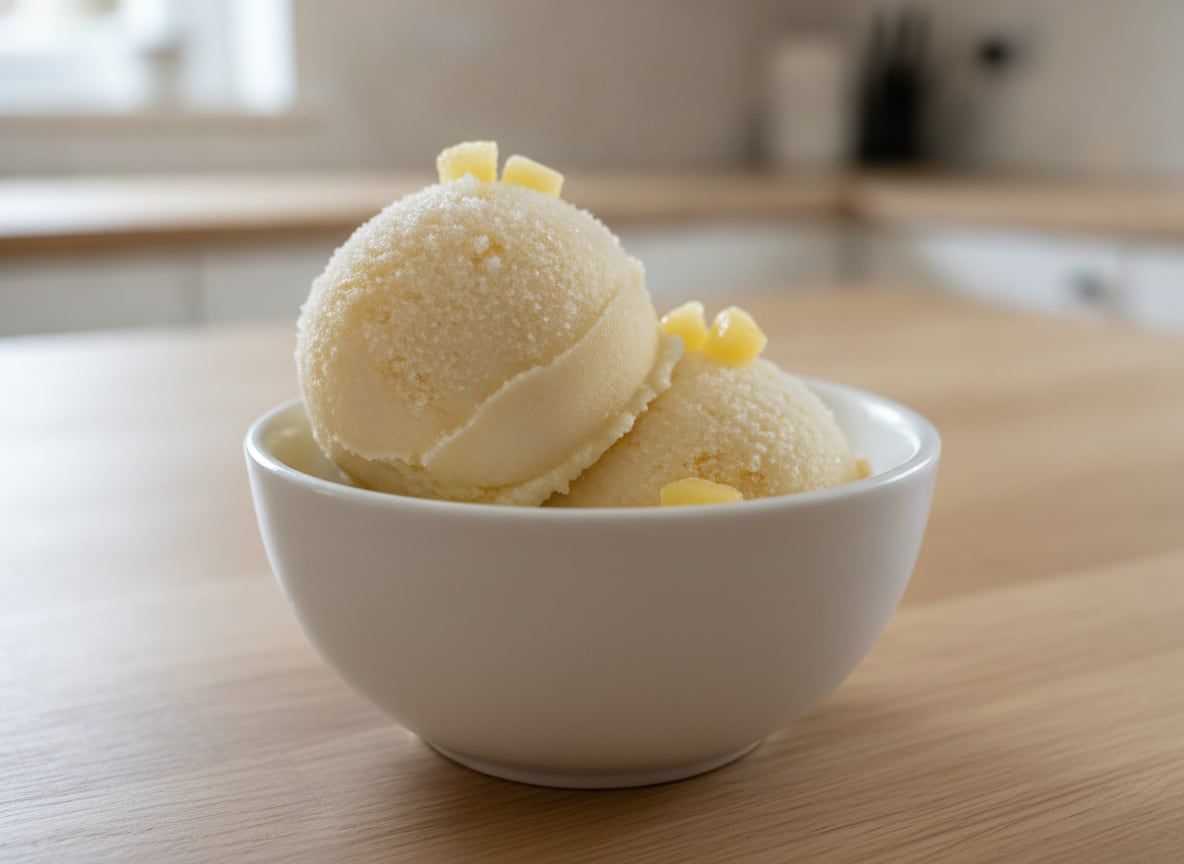 Easy Pineapple Sorbet