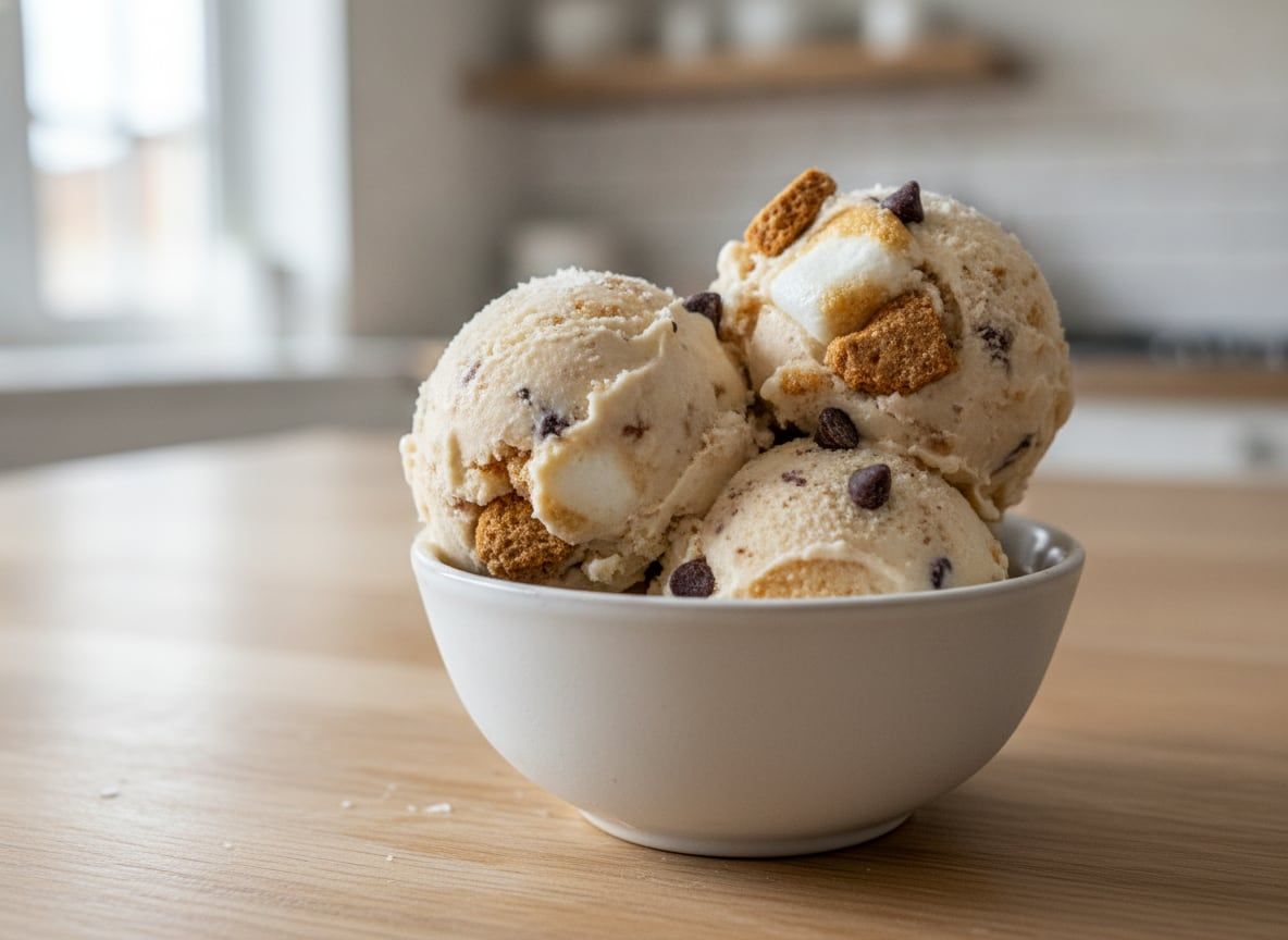 Easy S’mores Ice Cream
