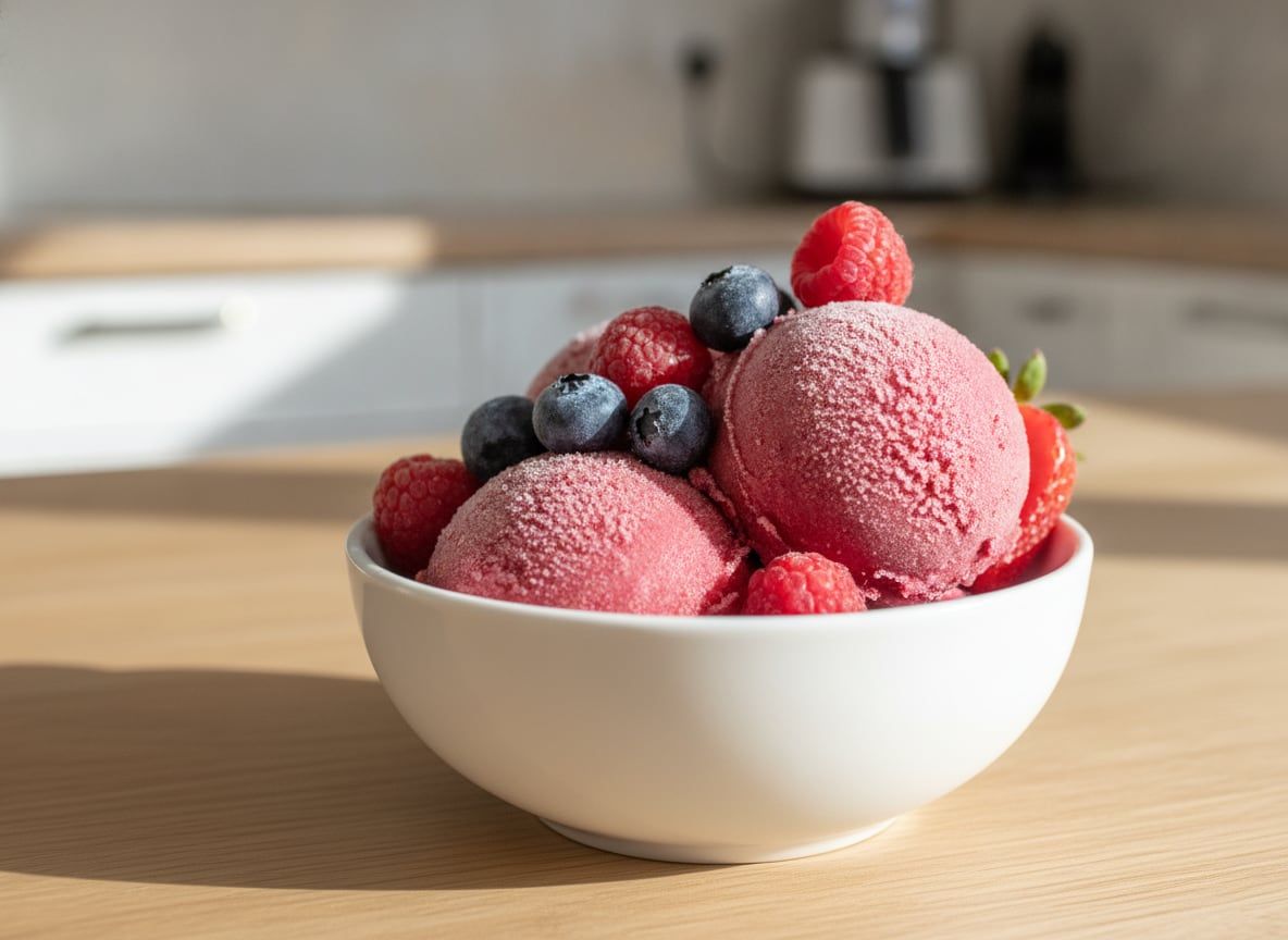 Fresh Mixed Berry Sorbet