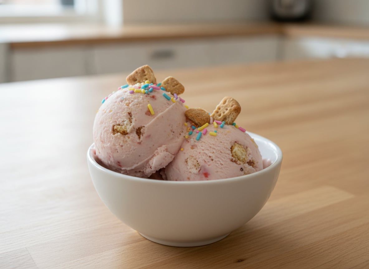 Frosted Animal Cookie Ice Cream