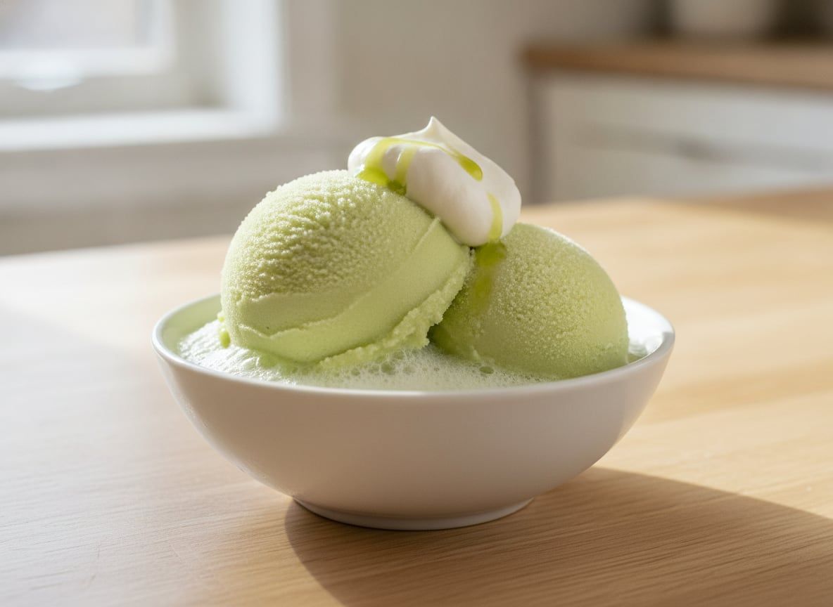 Lime Sorbet Float