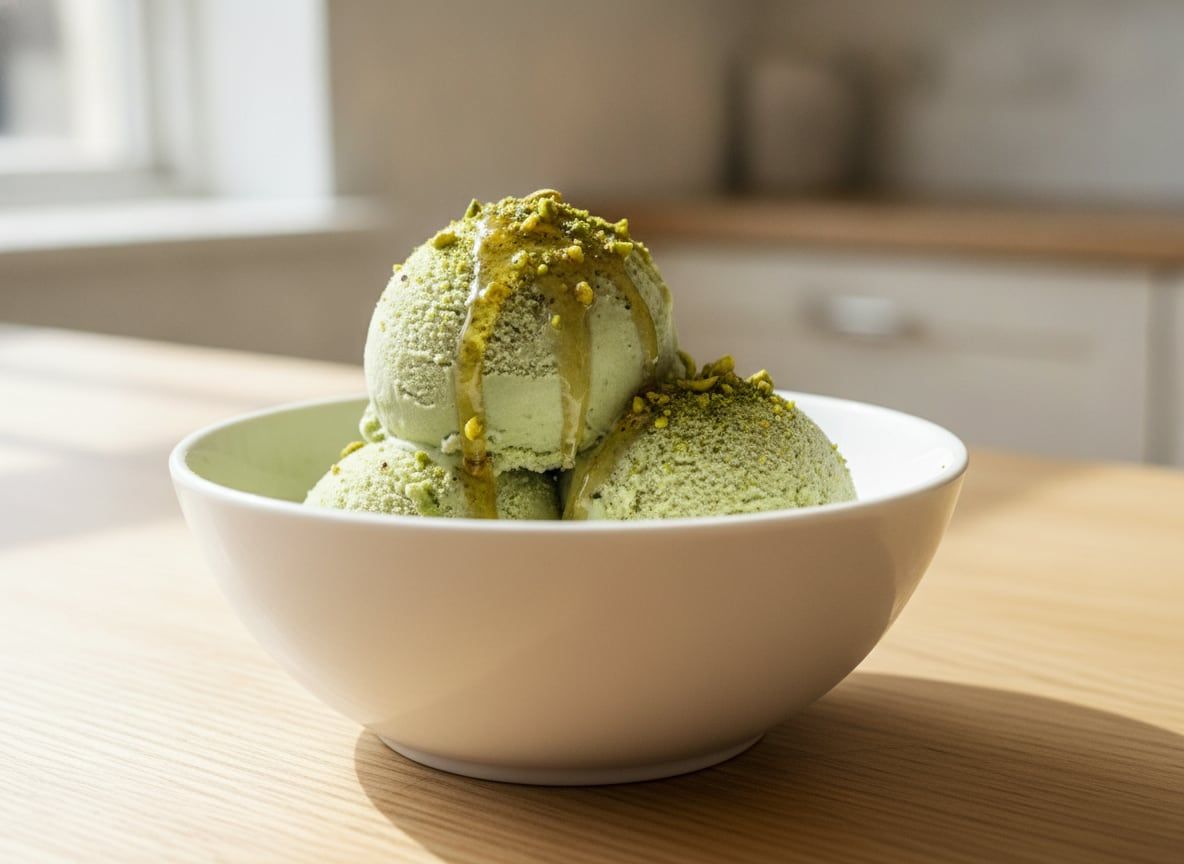 Matcha Pistachio Ice Cream