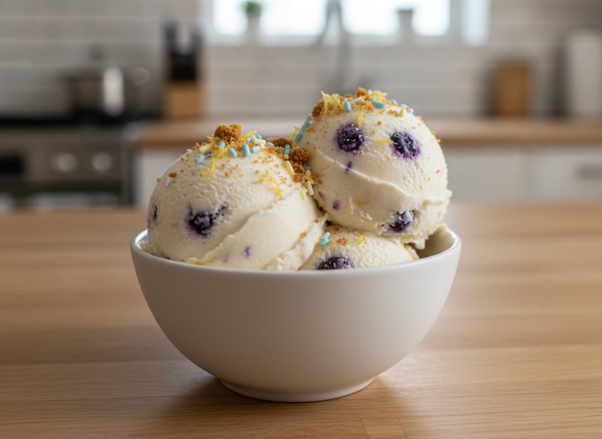 Minnesota Blueberry Honey Ice Cream