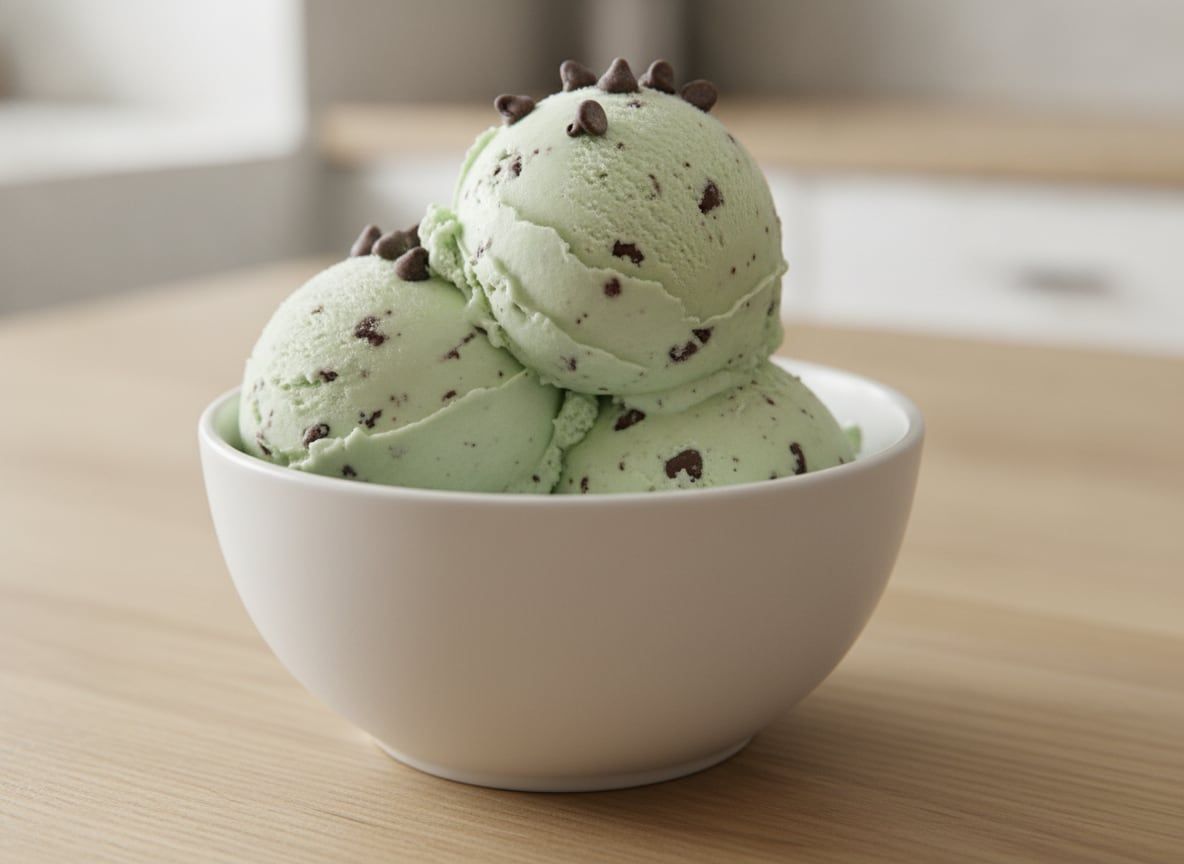 Mint Chocolate Chip Ice Cream