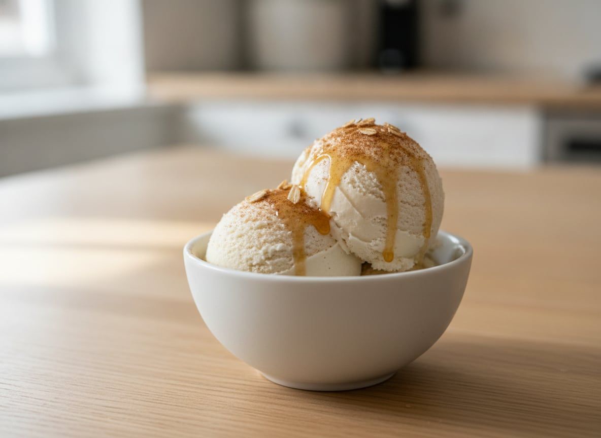 Oat and Maple Ice Cream