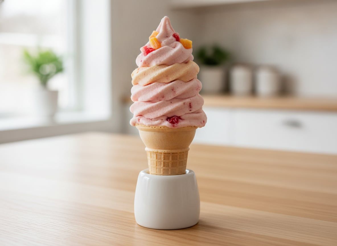 One-Ingredient Fruit Cocktail Fruit Whip