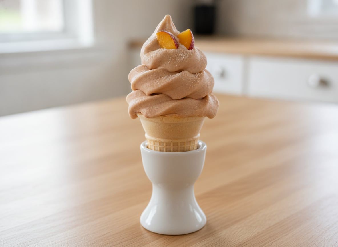One-Ingredient Peach Fruit Whip