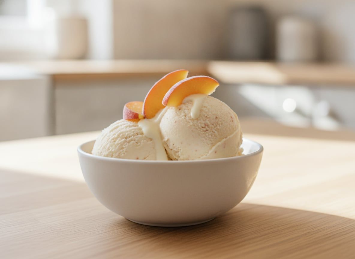 Peaches & Cream Soft Serve