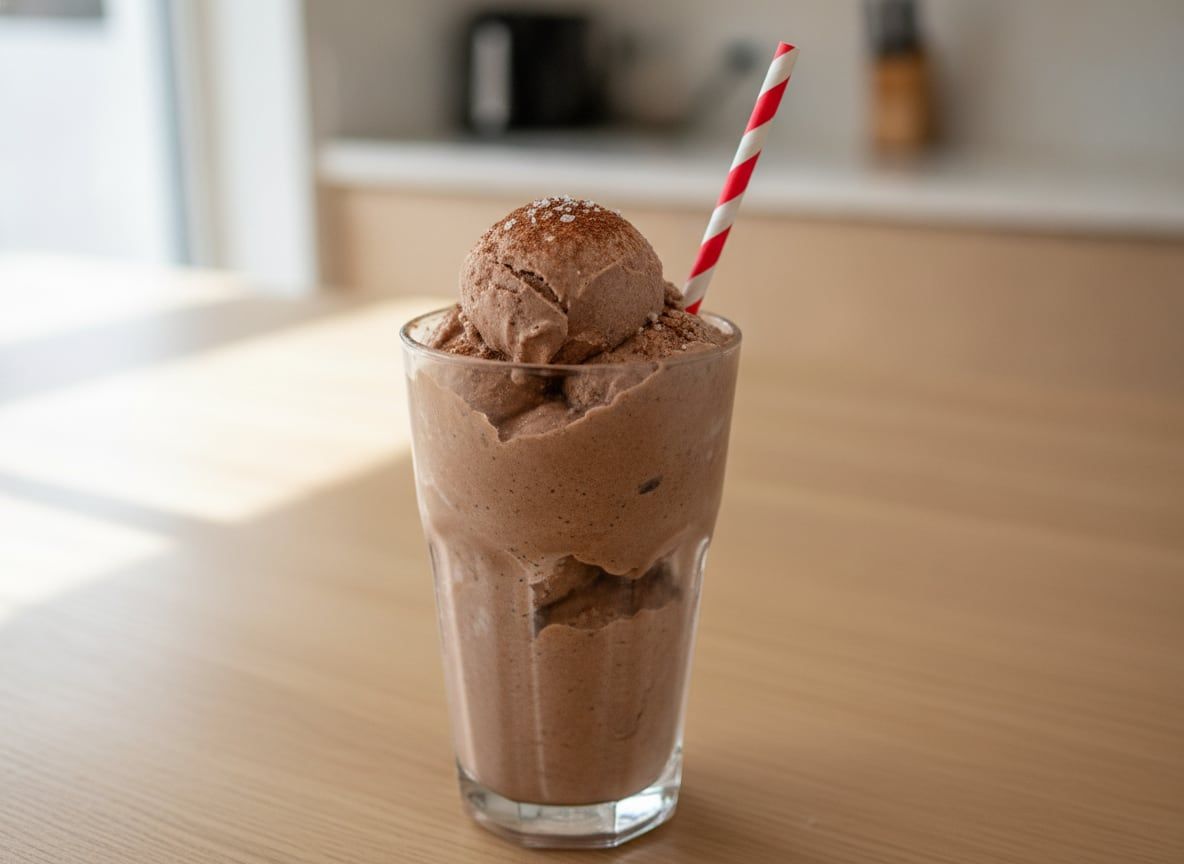 Salted Triple Chocolate Frappe