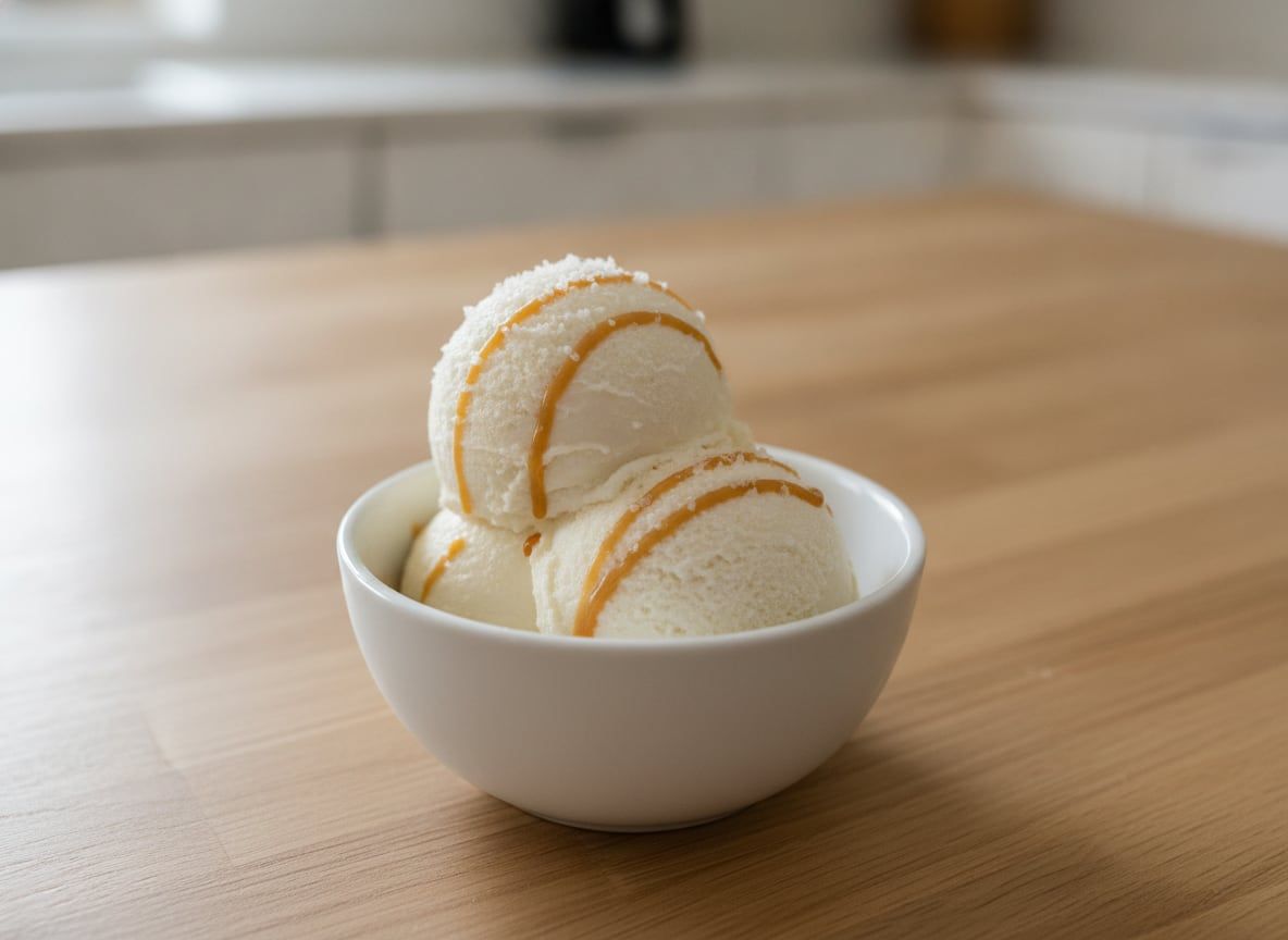 Sea Salt Carmel Protein Soft Serve
