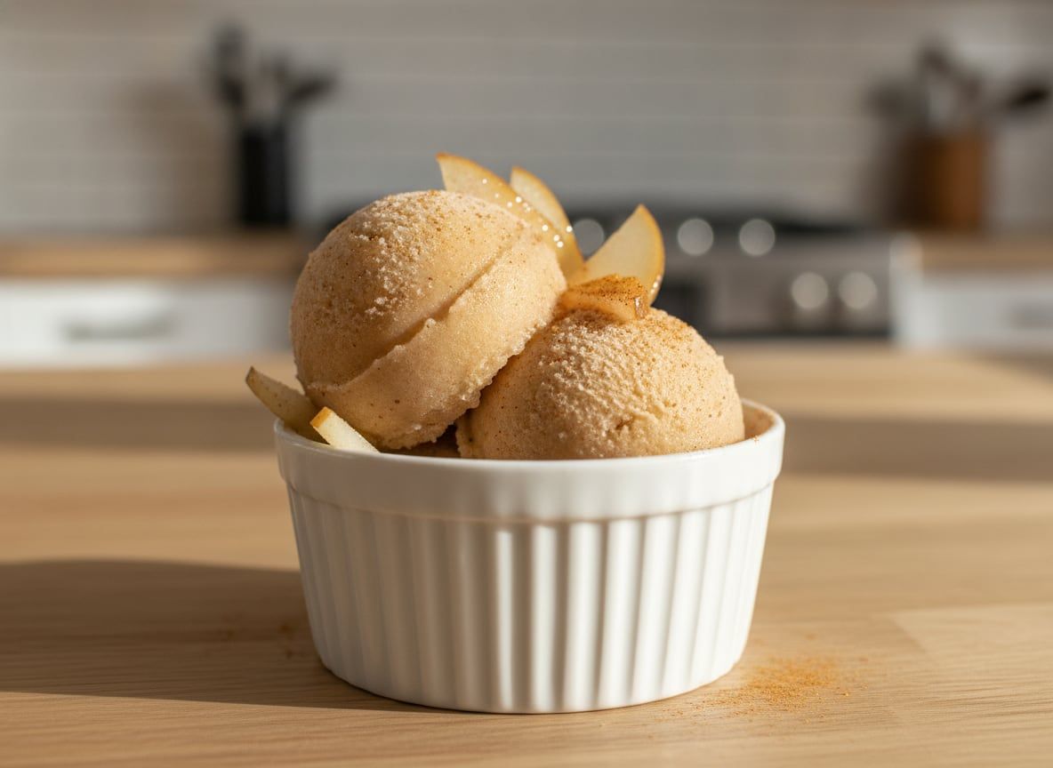 Spiced Pear Sorbet