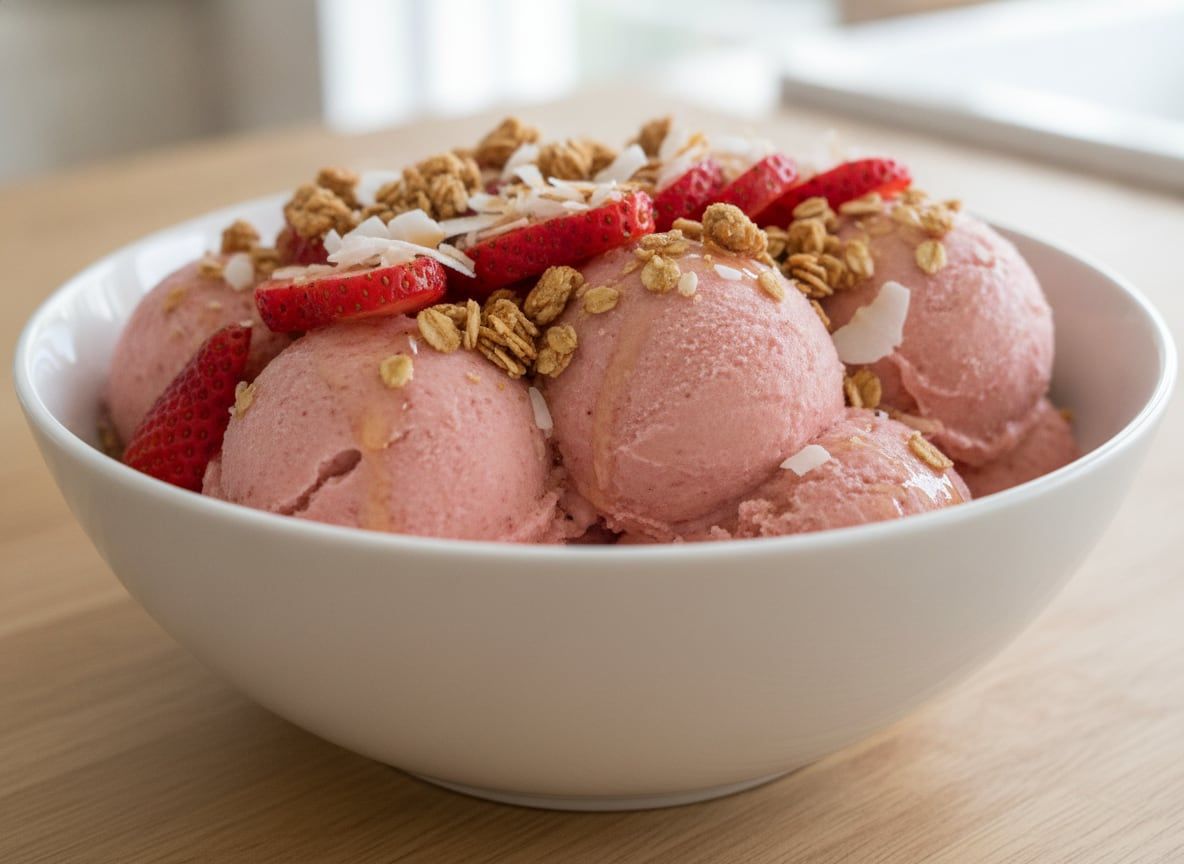 Strawberry Banana Smoothie Bowl