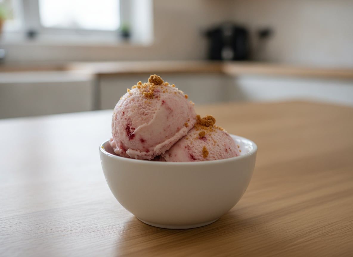 Strawberry Cheesecake Protein Ice Cream