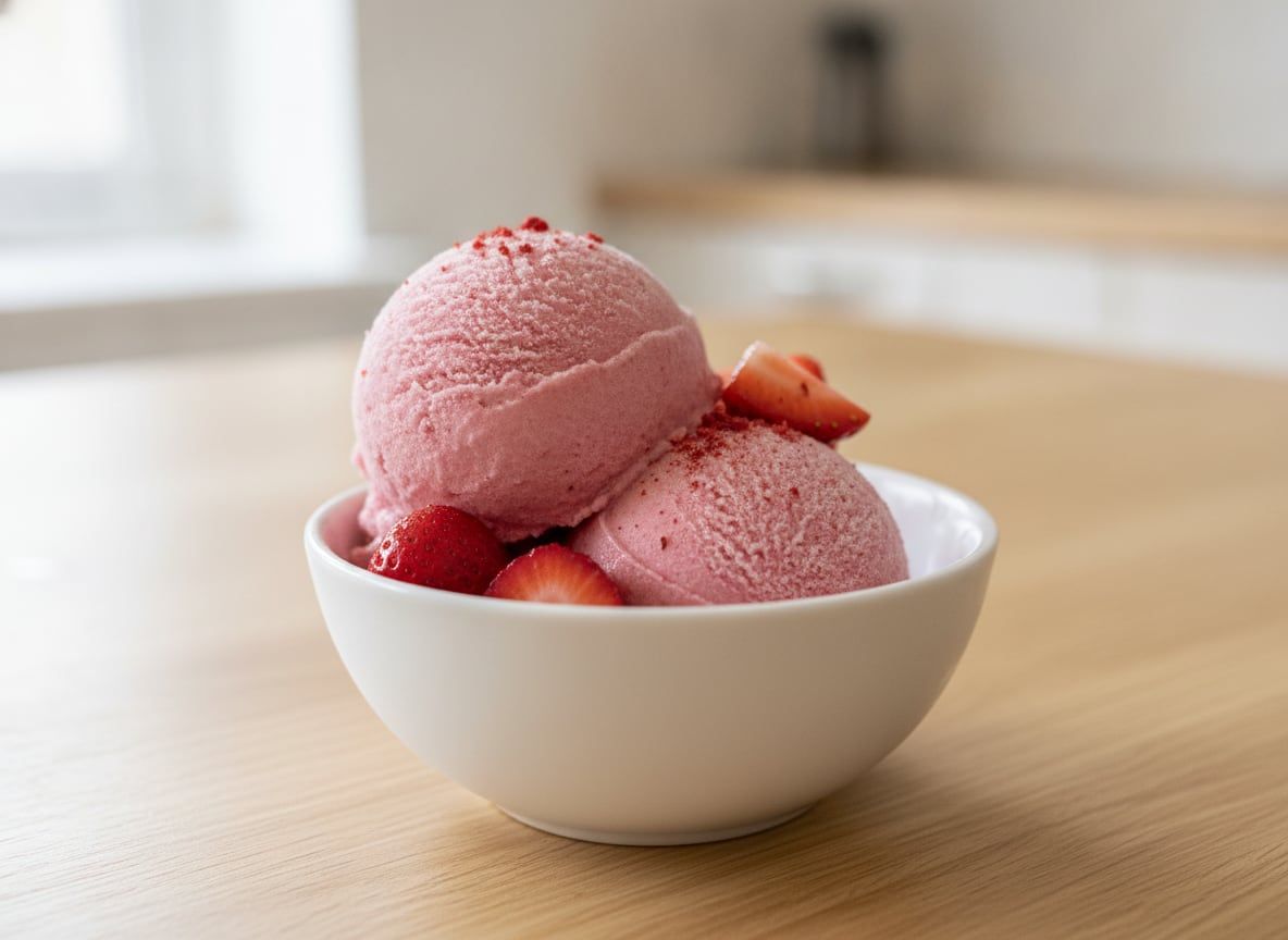 Strawberry Frozen Yoghurt