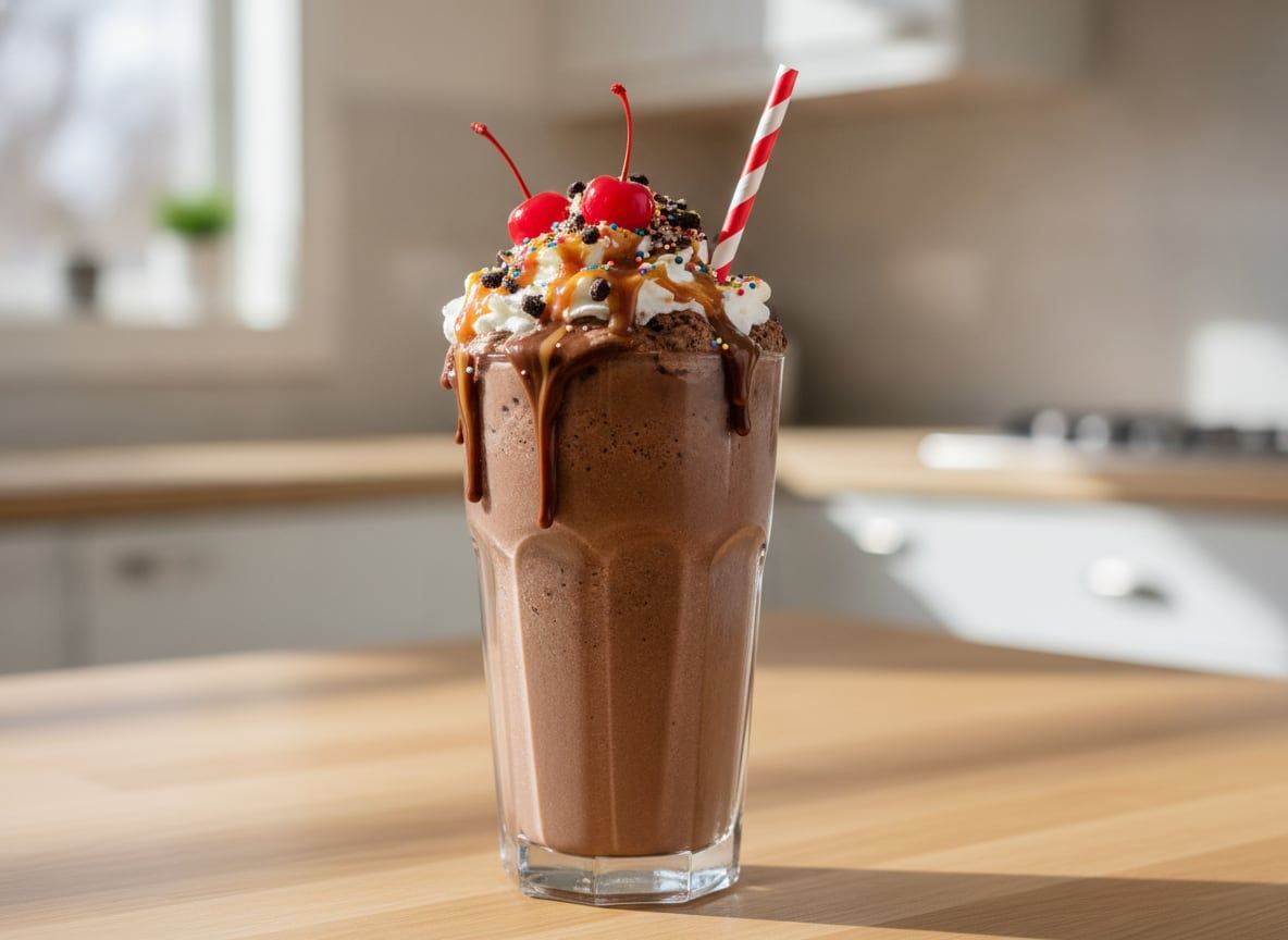 Thick Chocolate Milkshake