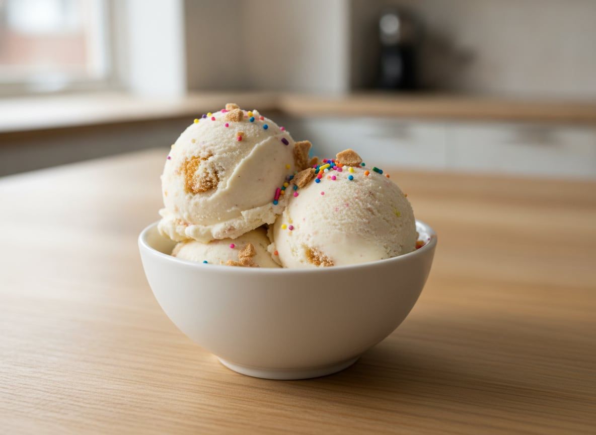 Vanilla Cake Ice Cream
