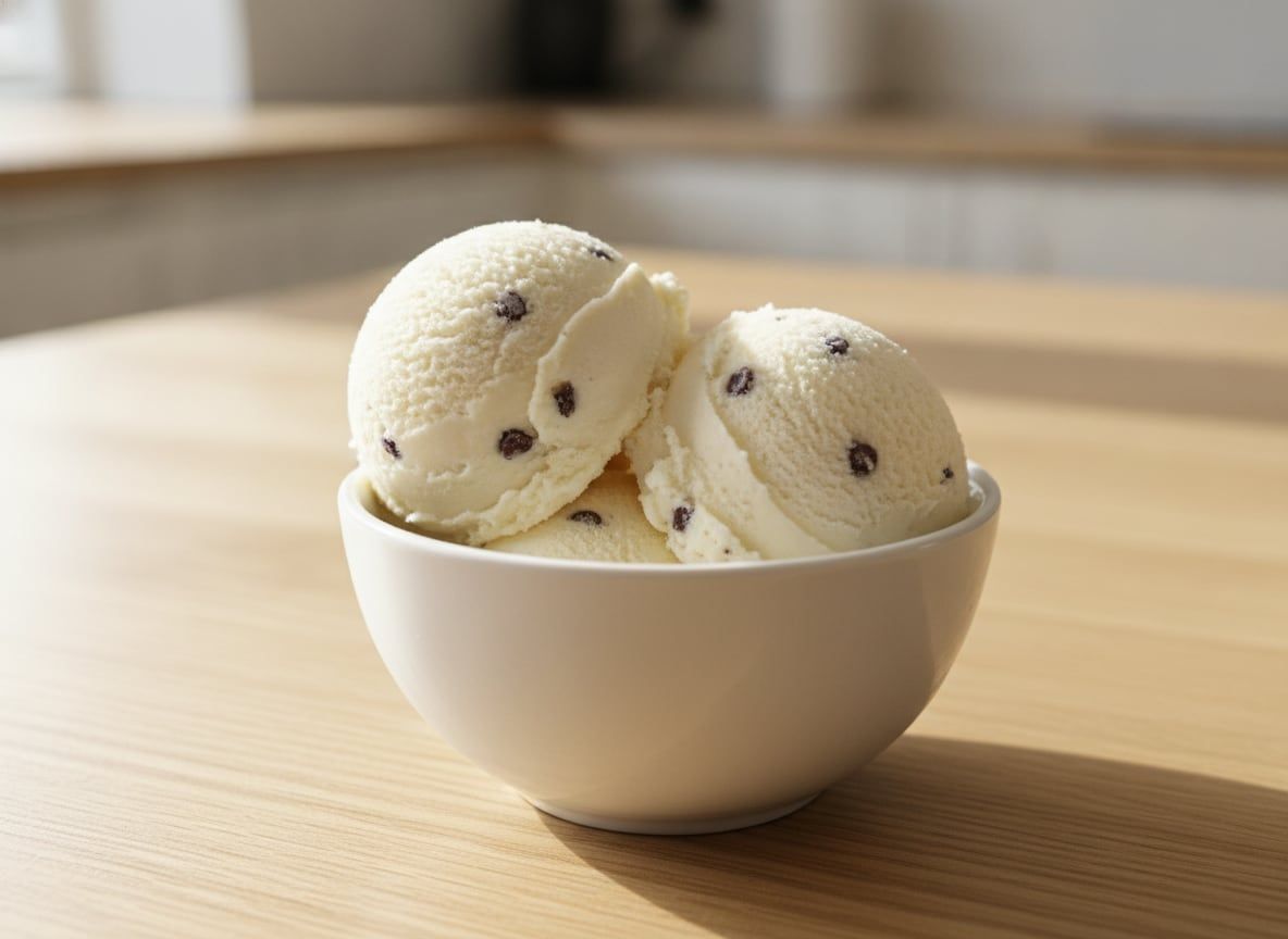 Vanilla Ice Cream with Chocolate Chips