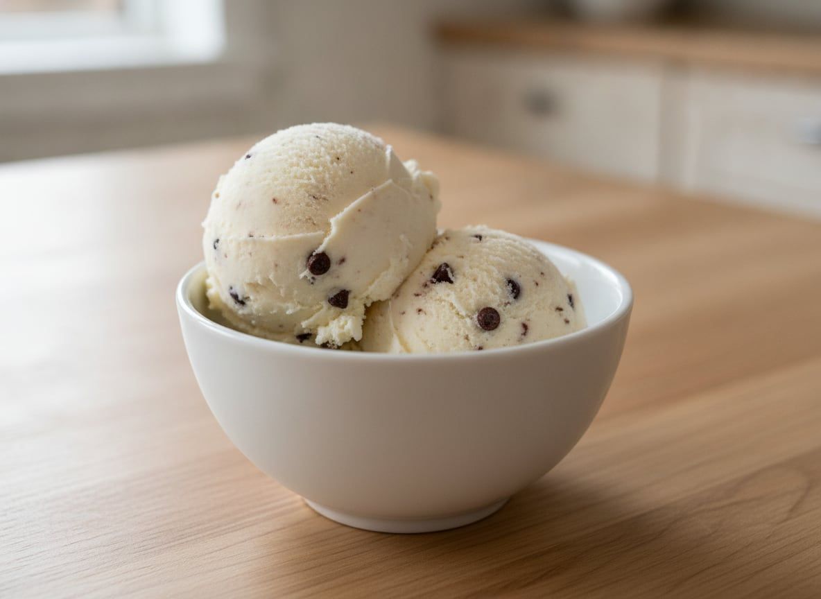 Vanilla Ice Cream With Chocolate Chips