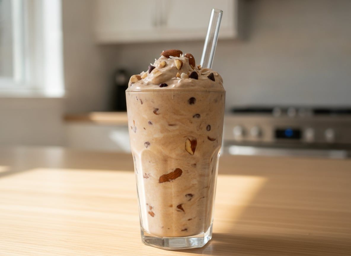 Vegan Almond Candy Bar Milkshake