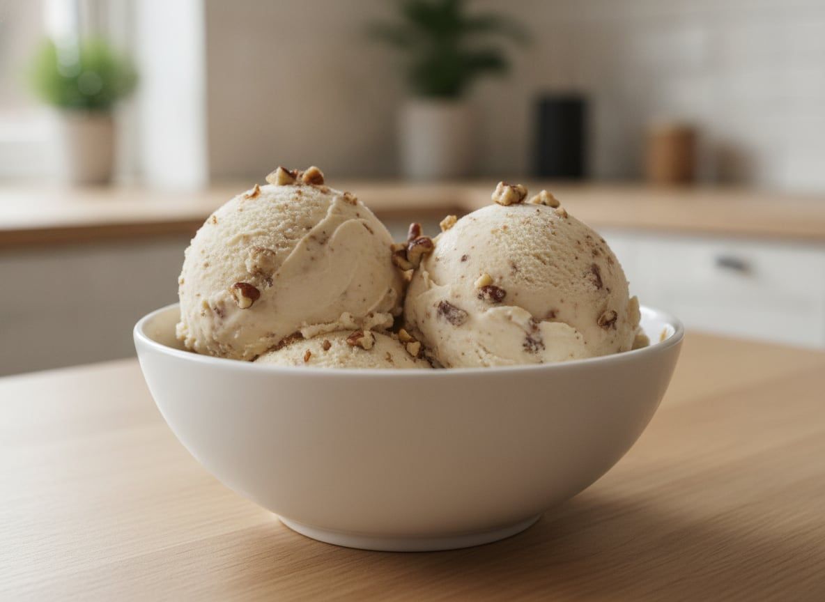 Vegan Butter-Pecan Ice Cream