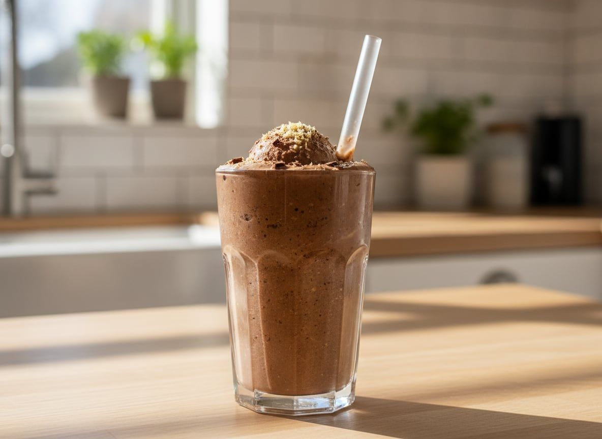 Vegan Chocolate Ginger Milkshake