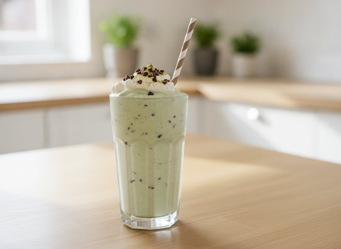 Vegan Mint & Cacao Milkshake