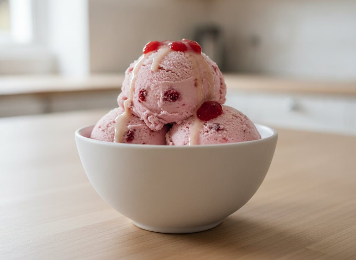 Vegan Strawberry Ice Cream