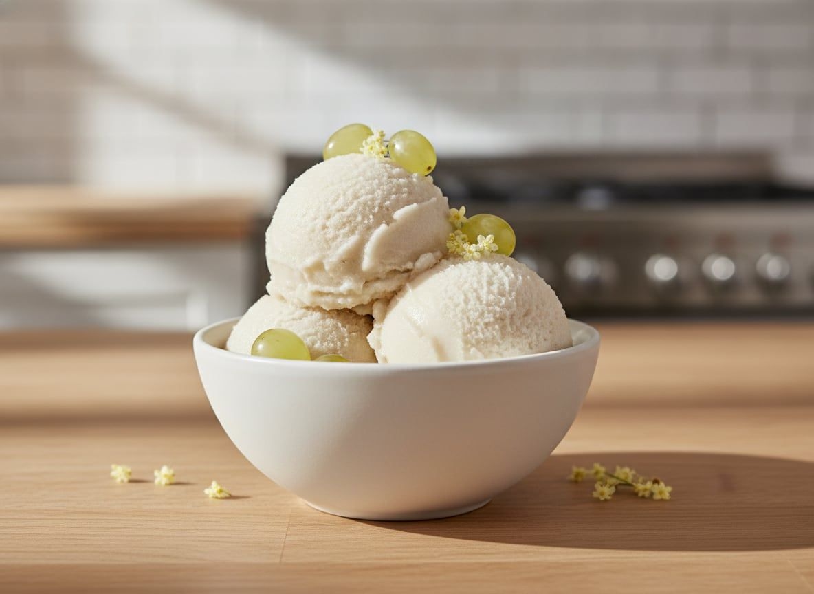 White Grape & Elderflower Sorbet
